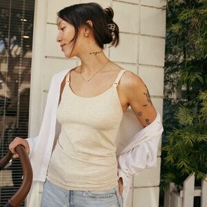 Kindred Bravely Bamboo Maternity & Nursing Camisole Heather Gray